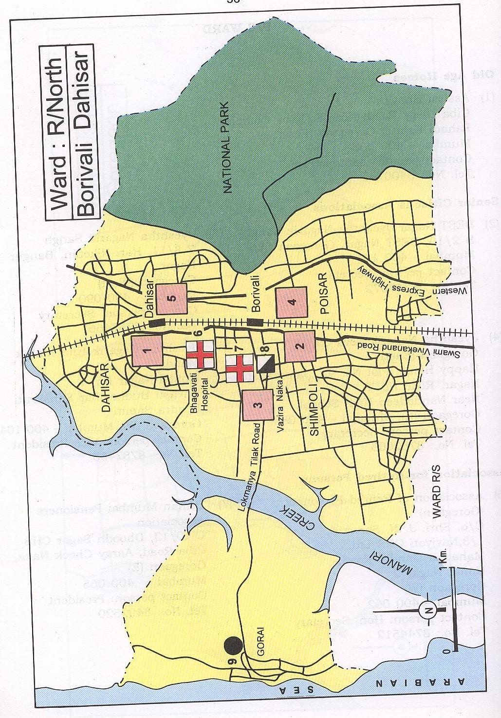 ನಕ್ಷೆ ದಹಿಸರ್ ಮುಂಬೈ