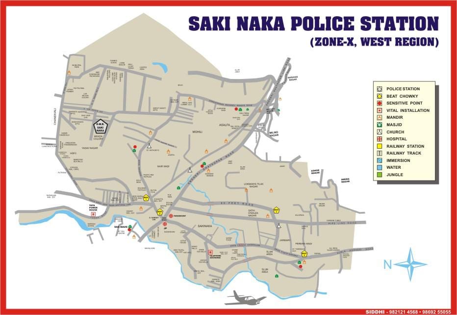 ಮುಂಬೈ Sakinaka ನಕ್ಷೆ