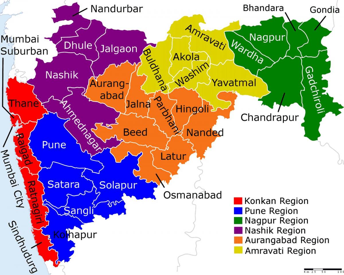 ನಕ್ಷೆ ಮಹಾರಾಷ್ಟ್ರ ಮುಂಬೈ