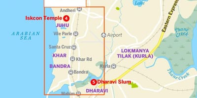 ನಕ್ಷೆ ಗ್ರೇಟರ್ ಮುಂಬೈ