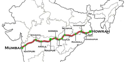 ನಾಗ್ಪುರ, ಮುಂಬೈ ಎಕ್ಸ್ಪ್ರೆಸ್ ಹೆದ್ದಾರಿ ನಕ್ಷೆ